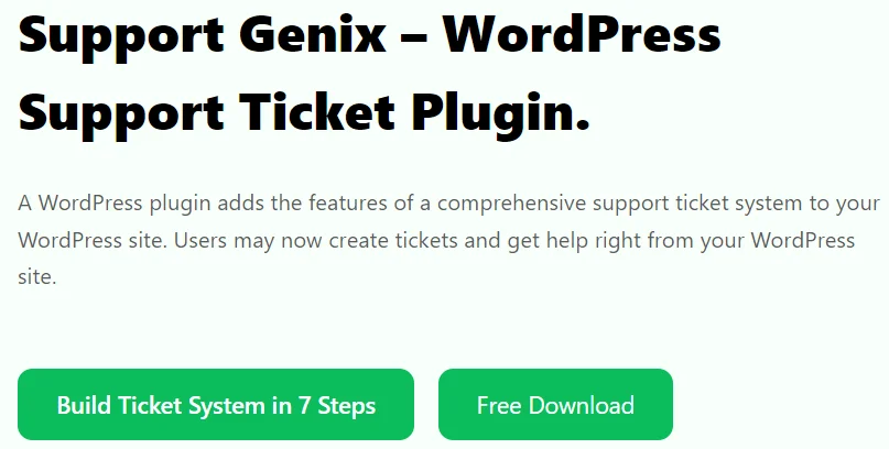 Support Genix